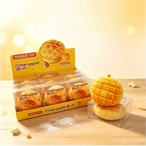 Juguete antiestrés de bola simulada de pan de piña hecho a mano, juguete sensorial para apretar, ideal para venta al por mayor - Product Image 6
