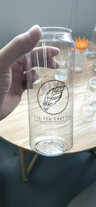 2026 Les canettes PET les plus populaires pour les boissons, avec personnalisation du logo, prix abordable, canettes PET transparentes avec couvercles de différentes formes - Product Image 4