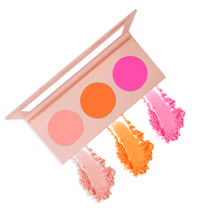 Palette de maquillage, logo personnalisé, bac à maquillage, poêles rondes, 6 couleurs, avec miroir, sur mesure - Product Image 4
