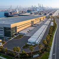 Atelier logistique préfabriqué en structure légère en acier, bâtiment industriel commercial, entrepôt avec services de soudage