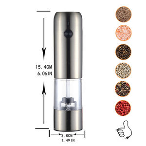 Molino de <span class=keywords><strong>sal</strong></span> y pimienta de carga tipo C Espesor de molienda ajustable de 5 velocidades Hermosa apariencia, se puede elegir una variedad de colores - Product Image 2