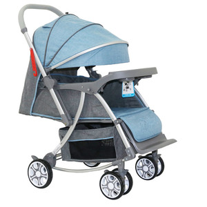 Poussette Bébé Pliable à 4 Roues avec Capote Intégrale et Amortisseurs – Vente en Gros Usine - Product Image 3