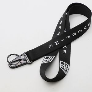 Custom Heavy Duty Silicone Printed <b>Lanyards</b> Metal Hook Streetwear Brand Fashion Keychain <b>Lanyard</b> - Product Image 1