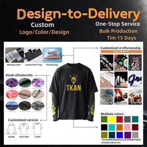 T-shirt surdimensionné en coton 100% pour homme, style vintage de luxe, idéal pour l'été et les promenades, modèle TKAN920D, prix bas, lot de deux t-shirts. - Product Image 3