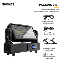 Shehds extérieur étanche DJ lumière IP65 rvb mobile 1000W LED rétro-éclairage stroboscopique pour DMX512 scène lumière danse fête bar