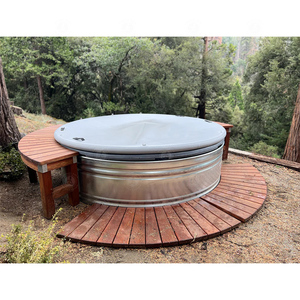 Cubierta Inflable Plegable Rígida para Piscina Redonda, Cubierta Inflable para Piscina de Exterior de 6/8/9/10 pies con Asas para Jardín - Product Image 6