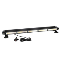 Barra de Luces de Advertencia LED COB de Aluminio de 32 Pulgadas, 12-24V, Montaje Magnético para Camiones, Remolques, Vehículos de Construcción y Utilitarios