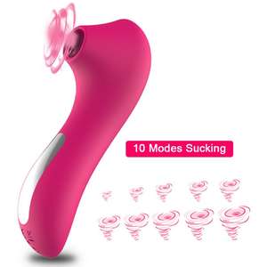 Clitoris ventouse vibrateur jouets sexuels pour femmes Clitoris puissant stimulateur mamelon sucer coup travail vibrant Etotic marchandises pour adultes % - Product Image 5
