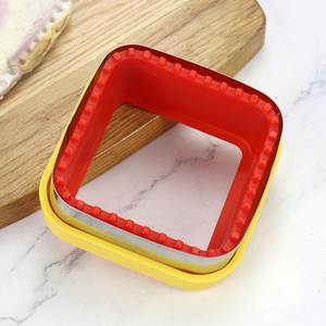 Bread <b>Cookie</b> Cutter Stainless Steel Sandwich Cutter and Sealer for Easy to Make Sandwich Breakfast and Bento for Kids - Product Image 3