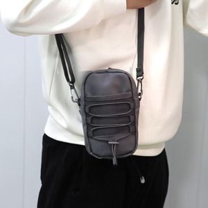 Outdoor Shoulder Bag Black Crossbody <b>Strap</b> <b>Webbing</b> Unisex Men's Tactical Travel Bag Solid Color Interior Zipper Pocket Everyday - Product Image 4