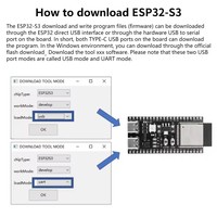 Carte de développement double Type-C Carte CORE ESP32 S3 1-N16R8 N8R2 Carte de développement de module de DevKitC-1 ESP32-S3