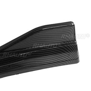 ชุดแต่งกันชนหน้ารถยนต์ลายคาร์บอนไฟเบอร์/สีดำ สำหรับ Mazda 3 Axela ปี 2019-2020 - Product Image 6