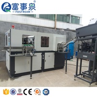 Prix de gros 2 4 6 8 cavités Machine de moulage par soufflage automatique pour bouteilles d'eau et de jus pour animaux de compagnie