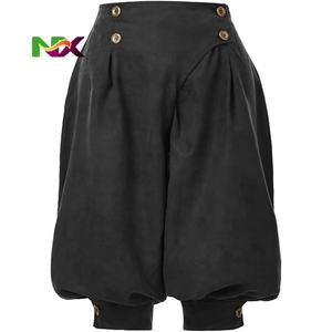 Pantalones Bombachos Medievales para <span class=keywords><strong>Mujer</strong></span>, Pantalones <span class=keywords><strong>Pirata</strong></span>, Disfraz de Cosplay Vikingo Renacentista, Disfraz Holgado de Jinete Campesino - Product Image 3
