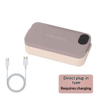 Conteneur alimentaire thermique avec fonction de charge USB, conteneur alimentaire chauffant électrique de qualité 304, article portable indispensable