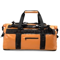 Tas Duffel Trekking Tahan Air 40L 60L 90L, Tas Olahraga Roll-top Mengapung, Tas Kering untuk Berkemah