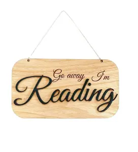 Shh! I'm Reading Sign Wall Decor Book Lover Gift Wall Room Decoration Option Different Designs and Ideas