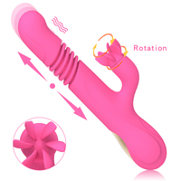 20 Geschwindigkeit wasserdicht G-Punkt weiches Silikon Zunge weibliches Sexspielzeug, Doppel kaninchen Vibrator für Frau Sexspielzeug Erwachsene