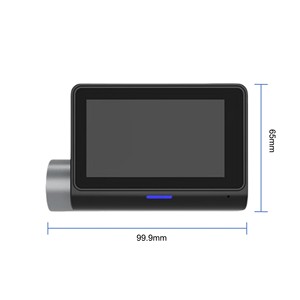 Caméra de tableau de bord de voiture à double objectif 2 canaux, écran tactile IPS, vue à 360°, GPS intégré, enregistreur vidéo avant et arrière 1080P - Product Image 2