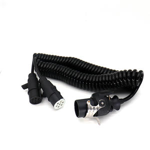 Adaptador de <span class=keywords><strong>remolque</strong></span> de 15 pines <span class=keywords><strong>Cable</strong></span> espiral eléctrico 15 pines a 2x7 pines <span class=keywords><strong>Cable</strong></span> de bobina 24V para vehículo de <span class=keywords><strong>remolque</strong></span> de camión - Product Image 6