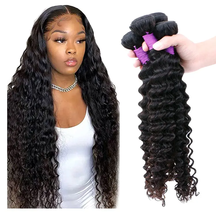 remy deep wave hair extensions