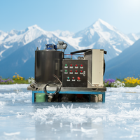 Machine à glace en flocons Haiyue 1.5T avec certificat CE, fabrication industrielle de glace en flocons, machine à glace pour boissons, glace en flocons, fournie par l'usine