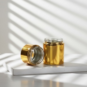 Manufacturer Wholesale Customized 10g 20g 30g 50g Round Wide Mouth Glass <b>Empty</b> <b>Jar</b> With Lids for Hand Body Facial Skincare Cream - Product Image 6