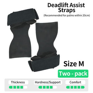 تخفيضات هائلة على أحزمة معصم غير قابلة للتعديل قابلة للإنزلاق مع حماية احترافية لرفع الأثقال من المطاط مخصص - Product Image 5