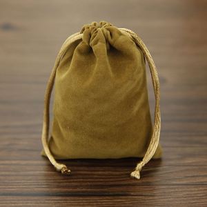 Sac de voyage cosmétique recyclable en velours rose chinois 10x12cm avec cordon de serrage pour bijoux et pierres précieuses, pochette en organza avec logo personnalisé - Product Image 4