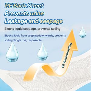 Vente en gros de tapis d'entraînement pour chiots Kaida extra larges, jetables, écologiques, en fibres, super absorbants, anti-fuites, IP67 - Product Image 2