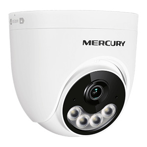 Caméra dôme PoE Mercury 5Mp H.265 à double éclairage pour surveillance intérieure et extérieure MIPC5344PW - Product Image 3
