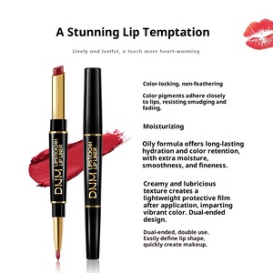 Crayon à lèvres à double tête crayon à lèvres mat nacré imperméable antiadhésif crayon à lèvres rouge à lèvres - Product Image 3