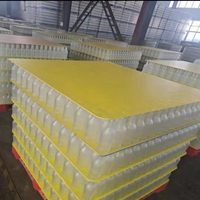 PP Ondulé En Plastique Verre Bière Bouteille Diviseur Couche Tampons Réutilisable Palette Séparateur Feuilles