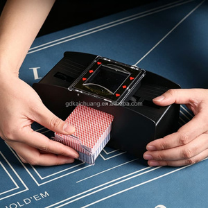 Dispositivo automático <span class=keywords><strong>para</strong></span> mezclar cartas de póker, material plástico, compatible con Three Kingdoms, Landlord, Guandan, Texas Holdem, juego de cartas familiar y de ocio - Product Image 3