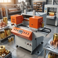 Machine de marquage à chaud automatique 2 en 1 numérique pneumatique pour feuille d'or