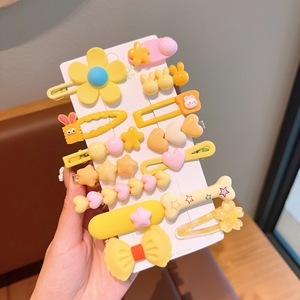 Trẻ em dễ thương ngọt ngào cô gái Kẹp tóc đầy màu sắc phim hoạt hình Clip tóc Boutique tóc pins dễ thương phụ kiện tóc - Product Image 6
