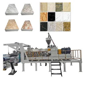 Factory Supplier 1220mm UV board lamination wall panels Artificial pvc marble sheet machine