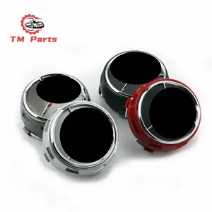3 "75mm negro rojo plata gris tapas de centro de rueda tapas de cubo de rueda 0004000900 para Mercedes Benz AMG tapas de cubo de rueda