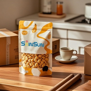 Wholesale Custom Matte White <b>Zip</b> Lock Stand up Pouches Moisture-Proof Food Packaging <b>Bag</b> for Jelly & Canned Food Resealable - Product Image 1