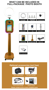 Soporte Portátil para Cámara DSLR con Aspecto de Madera, Vista Previa <span class=keywords><strong>en</strong></span> <span class=keywords><strong>Tiempo</strong></span> <span class=keywords><strong>Real</strong></span>, Cabina de Fotos para iPad y DSLR - Product Image 5