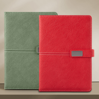 Carnet de notes exécutif haut de gamme A5 en cuir PU de luxe avec fermeture à boucle argentée longue, logo personnalisé, 100 feuilles, lot multicolore