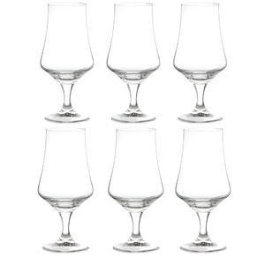 ENSEMBLE DE 6 VERRES À BIERE EN VERRE TRANSPARENT, LIGNE ATLANTA, 37CL - Product Image 1