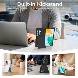 เคสโทรศัพท์สไตล์กระเป๋าสตางค์ยอดนิยมสำหรับ Samsung <span class=keywords><strong>Z</strong></span> Fold 8 Ultra 8 6 7พับได้มีช่องใส่บัตรปกป้องแบบเต็มขอบบริเวณบานพับพร้อมขาตั้ง - Product Image 6