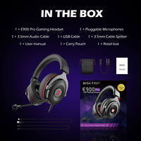EKSA E900 PRO casque filaire écouteurs casque de jeu oreillette commande vocale filaire HI-FI qualité sonore pour PS4 XBOX NS