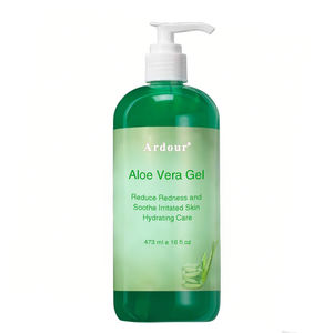 Gel d'aloe vera naturel sans cruauté animale, issu d'aloe vera frais coupé à 99 % de pureté, végétalien, non parfumé, pour soulager les coups de soleil - Product Image 2