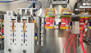 Automático 200ml líquido jugo bebida Stand Up bolsa rollo de película forma sello de llenado, Doypack máquina de embalaje - Product Image 5