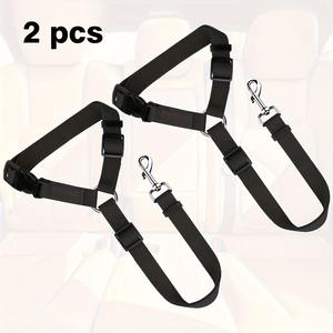Gratis Verzending 2 Stuks Fabriek Groothandel Veiligheid Zware Duurzame Intrekbare Nylon Hond Auto Veiligheidsgordels Gordel - Product Image 1