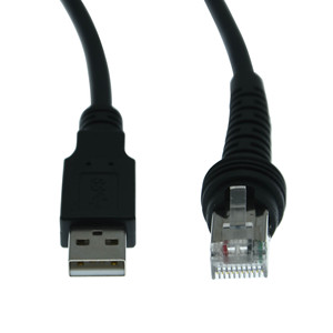 Cable de escáner de código de barras USB Honeywell compatible con Ms7120 Ms5145 negro - Product Image 5