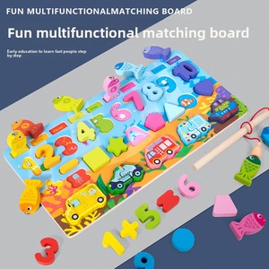 Hot Mini Traffic-Themed Montessori Number Matching Board with Colorful Vehicles and Pegs Early Educational Math <b>Toy</b> for Kids - Product Image 6