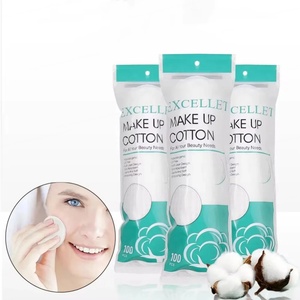 Lot de 100 cotons démaquillants doux pour le visage, lingettes nettoyantes pour le nail art et le vernis à ongles, outil cosmétique en coton - Product Image 1